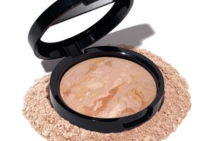 LAURA GELLER NEW YORK Award-Winning Baked Balance-n-Brighten Color Correcting Powder Foundation - Fair - Buildable Light to Medium Coverage - Demi-Matte