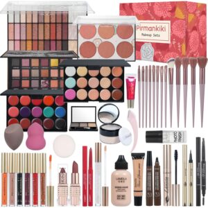 Makeup Kit for Women Full Kit, Makeup Kit for Teens or Adult, All in One Makeup Sets Include Eyeshadow Palette Lipstick Concealer Foundation Mascara Loose