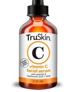 TruSkin Vitamin C Serum – Anti Aging Facial Serum with Vitamin C, Hyaluronic Acid, Vitamin E & More – Brightening Serum for Dark Spots, Even Skin Tone