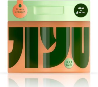  Jiyu Korean Skin Care Toner Pads - Snail Mucin, Centella Asiatica, Niacinamide, Madecassoside, Peptides, & More - for Dark Spots, Wrinkles, Acne-Marks