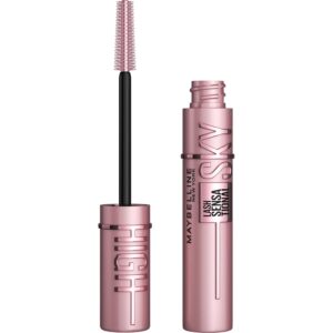  Maybelline Lash Sensational Sky High Washable Mascara Makeup, Volumizing, Lengthening, Defining, Curling, Multiplying, Buildable Formula, Blackest Black